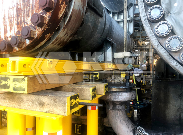 Heavy-Duty Hydraulic Skidding Systems for Skidding and Positioning of Hydrocrackers