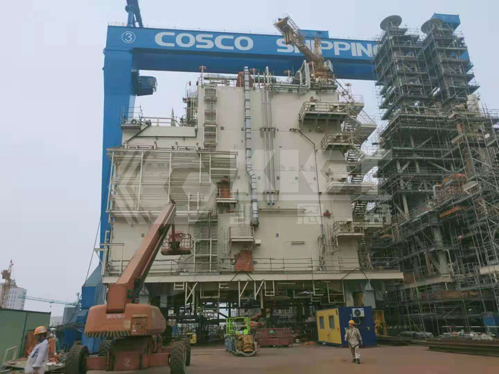 2000-Ton Offshore Drilling Platform Module Synchronous Lifting and Weighing