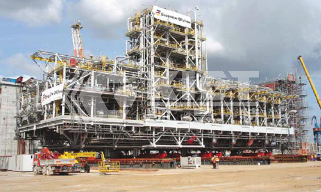 Heavy-Duty Long-Distance Lifting & Skidding Hydraulic Systems for Synchronous Skidding of LPG Regasification Plants