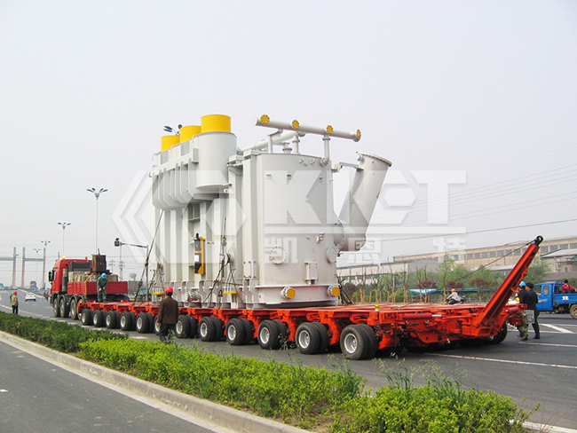 SPMT for Transporting Transformers