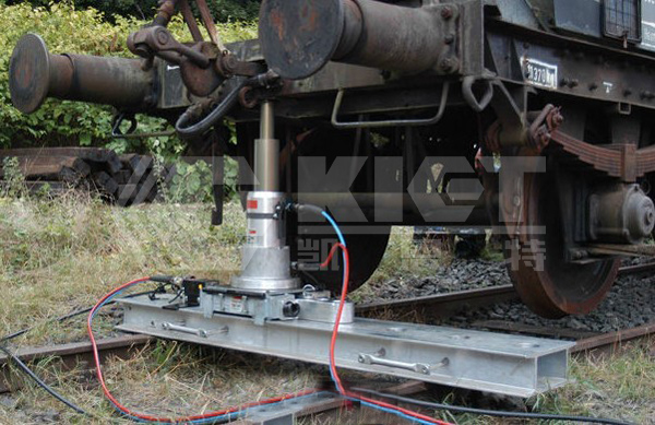 Locomotive Re-railing Hydraulic Systems are used to jack up and re-rail locomotives after derailment.