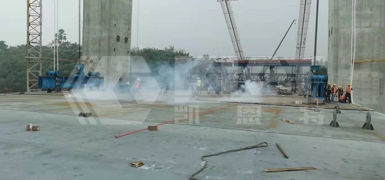 The main span steel box girder of Baisha Yangtze River Bridge was successfully closed