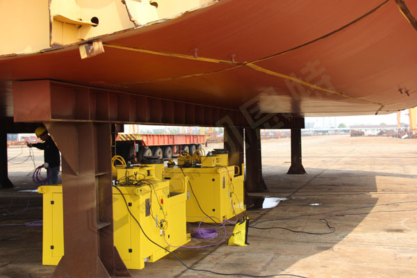 Fully Automatic 3D Adjustment Hydraulic Equipment for Hull Lifting and Block Assembly