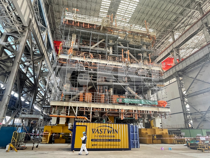 Onsite layout for weighing an 1,800-ton ocean-going vessel section
