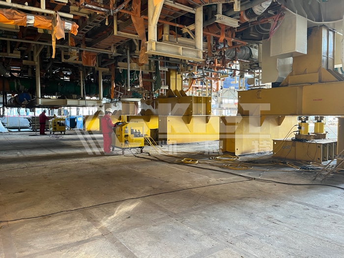 Onsite commissioning of the high-precision intelligent weighing system