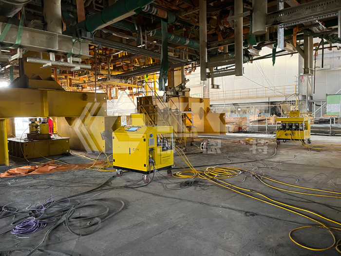 Onsite commissioning of the high-precision intelligent weighing system