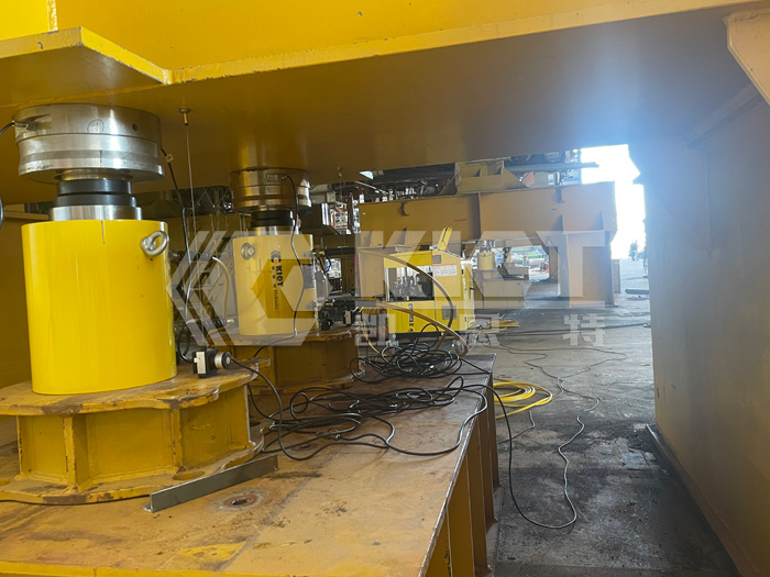 Real-time data feedback provided by load cell sensors