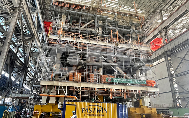 High-Precision Weighing of 1800-Ton Offshore Vessel Sections with Synchronized Hydraulic Jacking System