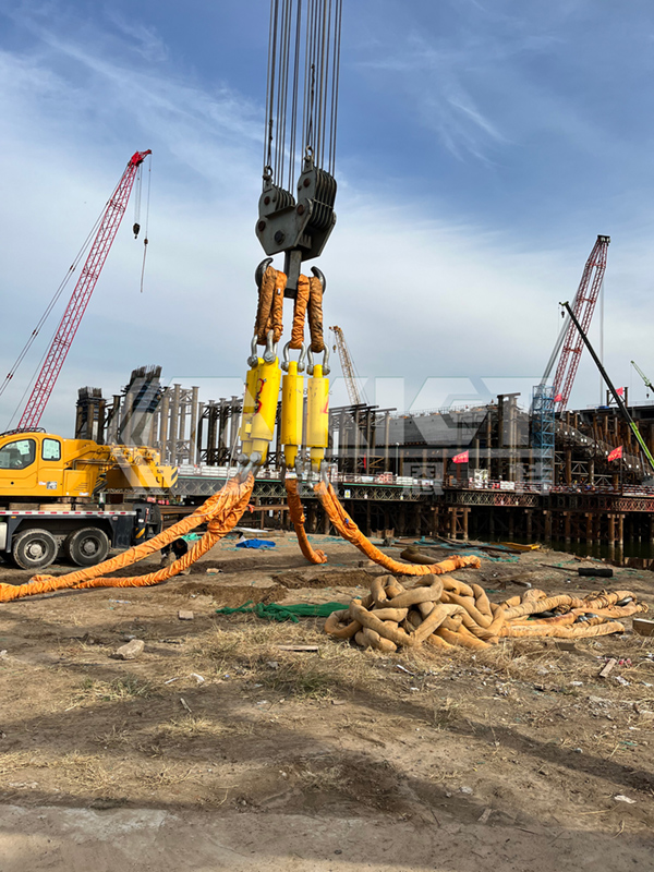 Jingxiong Expressway Arch Brace Lifting Project