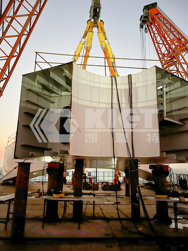 Jingxiong Expressway Arch Brace Lifting Project