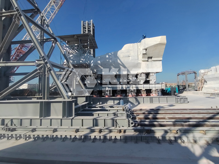 Buddha Statue Lifting Preparation