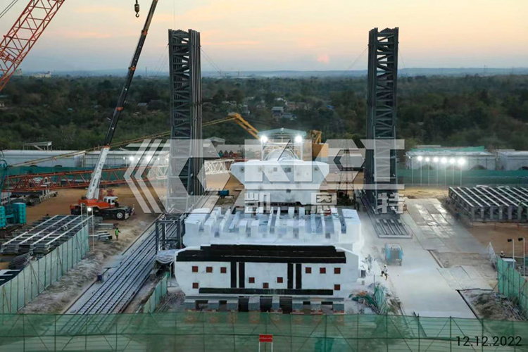 Buddha Statue Lifting Preparation