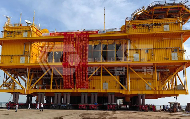 Self-Propelled Modular Transporters (SPMTs) for Offshore Substation Relocation