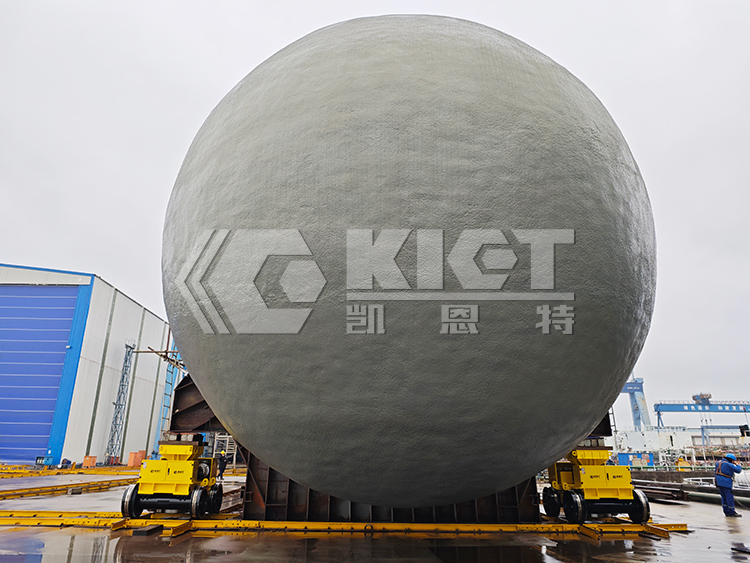 LPG Tank Relocation in Progress
