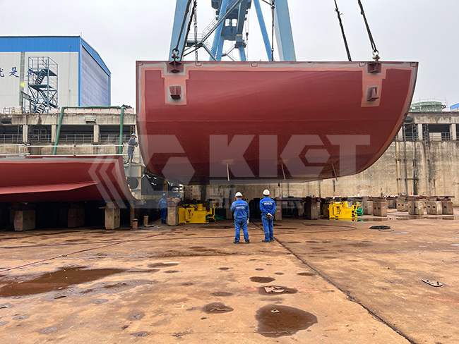 Precision Installation of Hull Sections