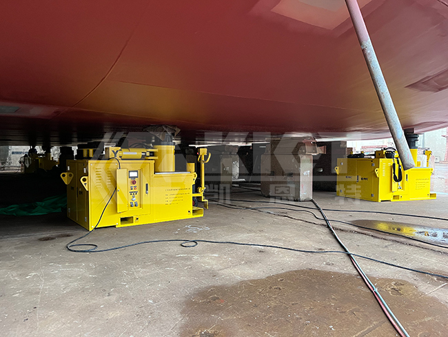Precision Installation of Hull Sections
