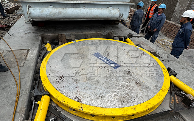 Hydraulic Turntables for Positioning and Installation of Large Generators