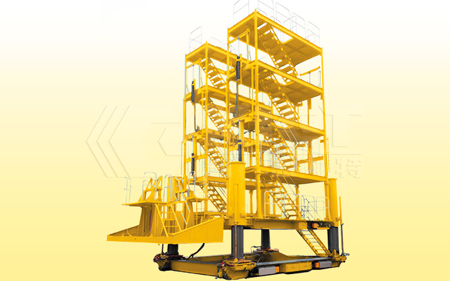 The intelligent ship stern rudder installation platform is used for the installation of rudder blades and propellers.
