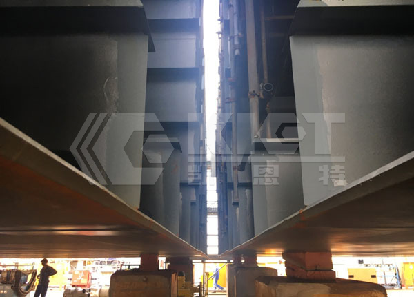 3D dimensional hydraulic equipment in hull erection