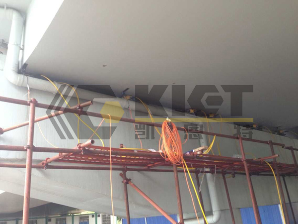 36 sets of 100T ultra-thin hydraulic jacks are simultaneously lifted