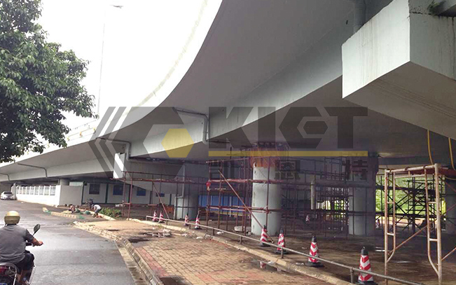 The intelligent control synchronous lifting hydraulic system is used for the replacement of the box girder structure bearing of the Haikou interchange