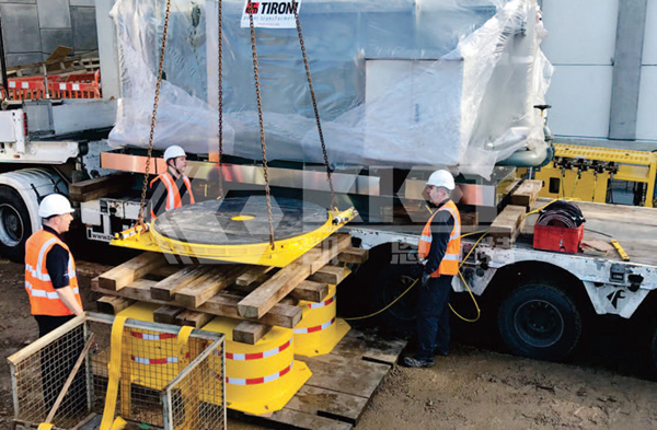 Hydraulic Turntable for Rotating Large Motors during Installation