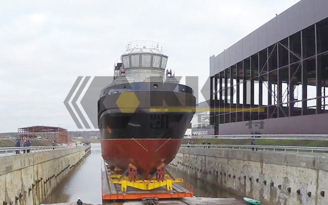 Intelligent Heavy-Duty Transfer Trolley for Overall Transportation of Vessels