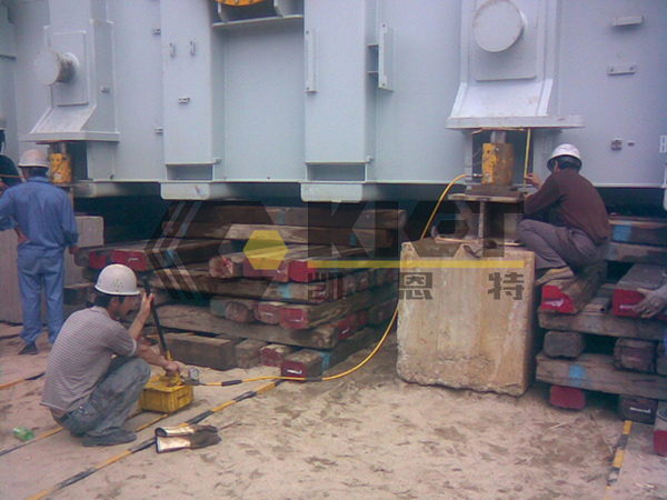 High-Tonnage Hydraulic Jacks for Transformer Installation and Alignment in Power Plants