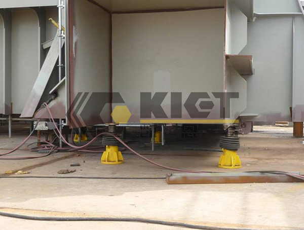 Mechanical Support Stands for Ship Hull Lifting