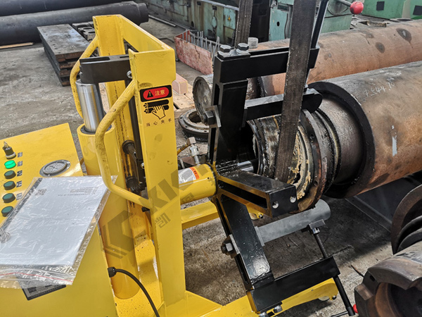 Automatic Lifting Electric Hydraulic Puller for Bearing Disassembly of Rolling Mill Rolls