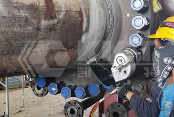 Driven Hydraulic Torque Wrench for Synchronous Bolt Pre-Tightening in Pressure Vessels