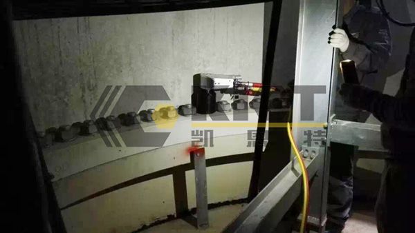 Driven Hydraulic Torque Wrench for Nut Pre-Tightening in Wind Turbine Tower Connections