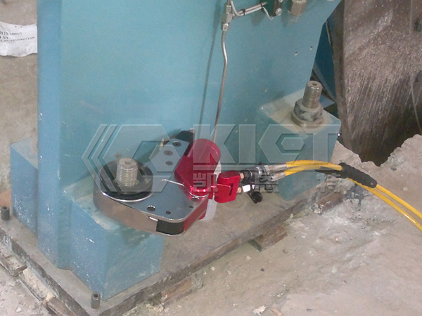 Mine Hoist Base Installation with Hollow Hydraulic Torque Wrenches
