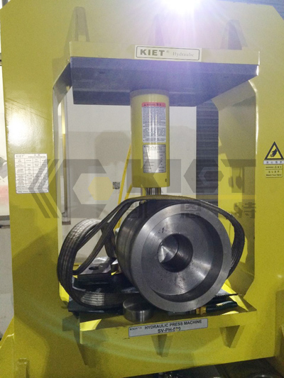 Hydraulic Press on-site application