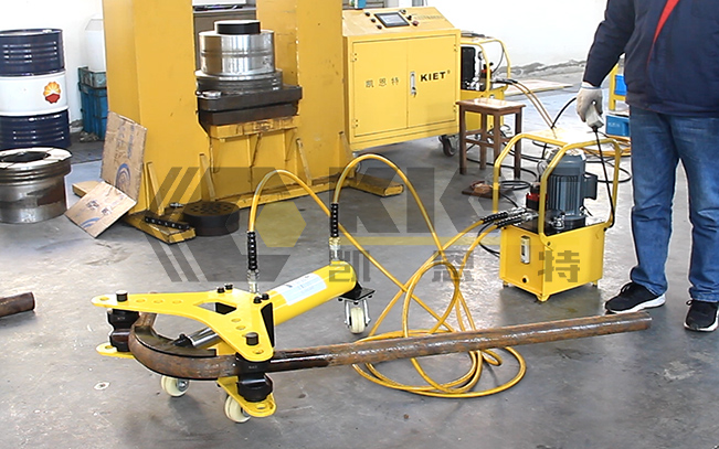 Hydraulic Pipe Bender Applications On-Site