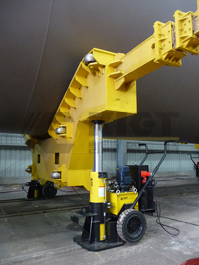Application site of mobile hydraulic crane