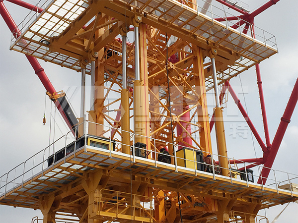 Double-Acting Hydraulic Cylinders for Synchronized Lifting and Installation of Large Transmission Towers