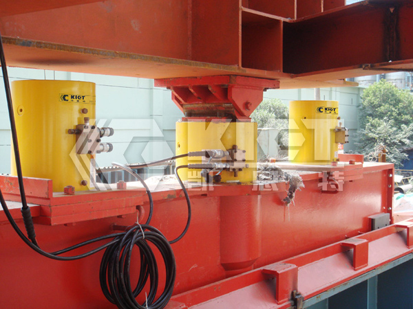 Double-Acting, High-Tonnage Hydraulic Jacks for Steel Structure Lifting