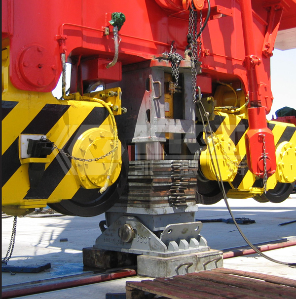Double-Acting, High-Tonnage Hydraulic Jacks for Synchronous Lifting and Maintenance of Cranes
