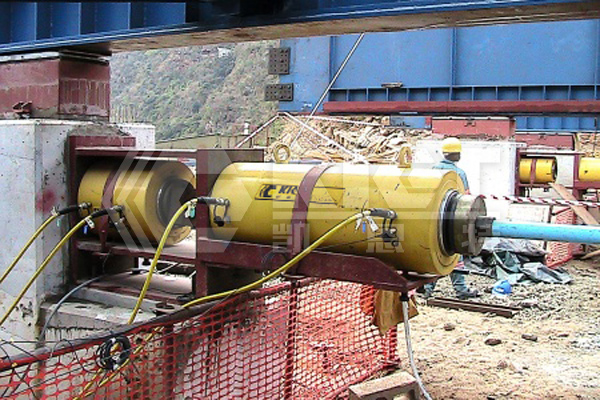 Double-Acting Hollow Plunger Hydraulic Cylinders for Prestressed Concrete Tensioning