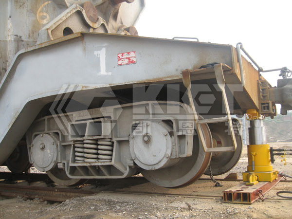 Multi-Stage Hydraulic Climbing Jacks for Locomotive Maintenance and Lifting