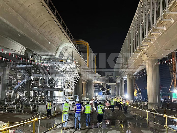 Bearing underpinning project in Singapore