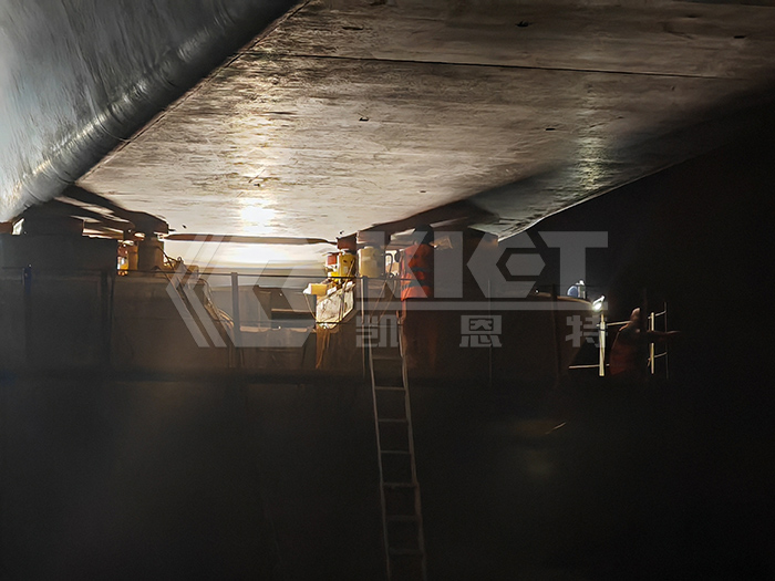 Hengshui overhaul lifting of section beam body