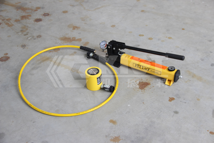 50T low profile hydraulic jack with P392 hand pump