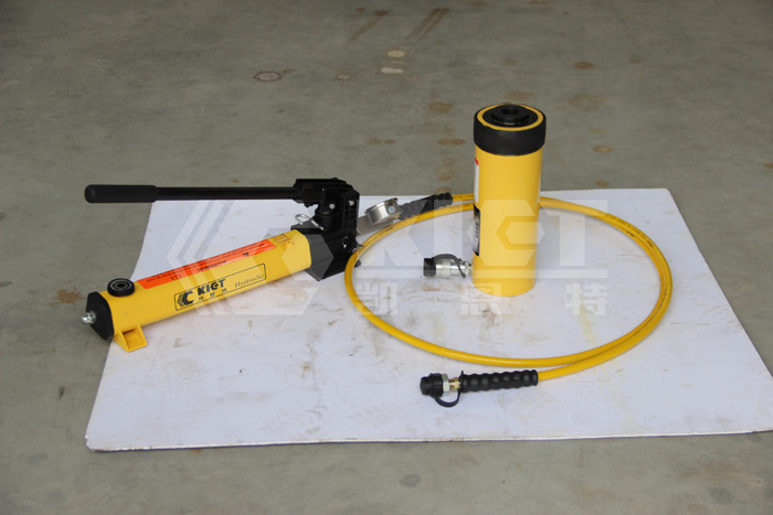 30T single-acting hollow hydraulic jack with P392 hand pump