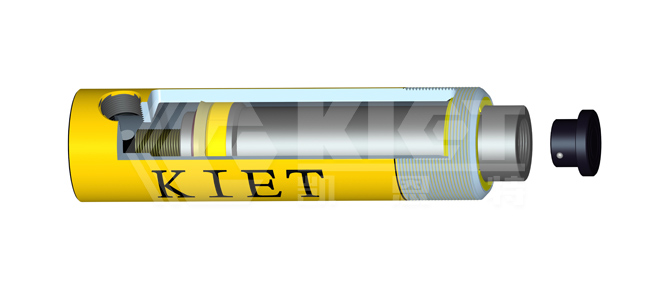 Hydraulic jacks are used for lateral movements