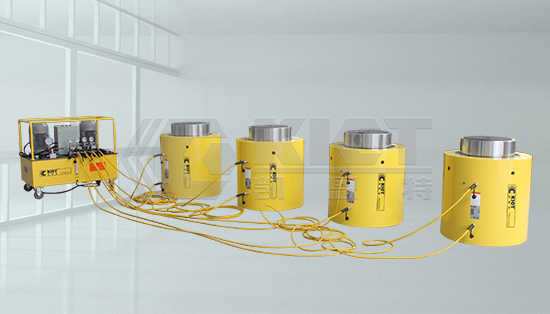 Several configuration schemes for hydraulic cylinders and hydraulic pumps