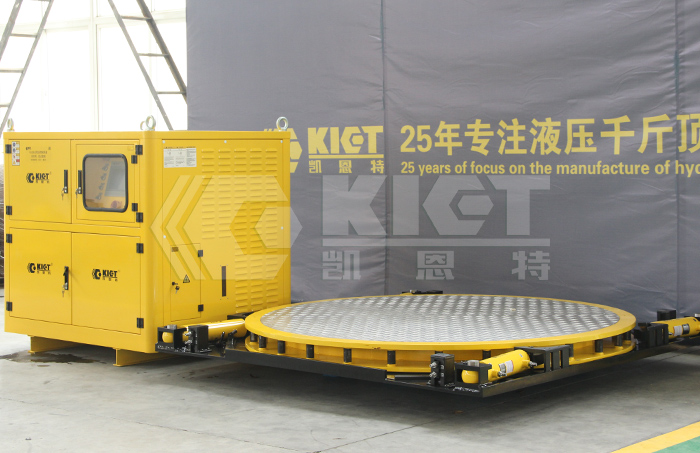 Complete configuration scheme for hydraulic turntable