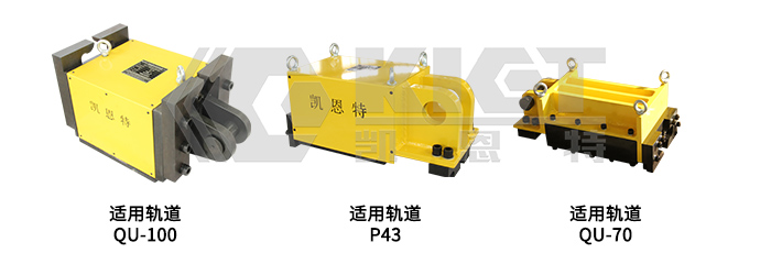Different models of rail clamp devices