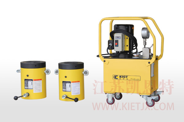 Used in conjunction with 2 units single acting hydraulic cylinders (One drive two)【2.2KW、Manual valve】